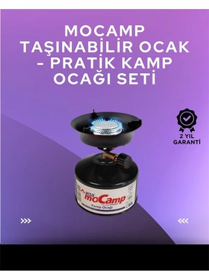 Fiberliz Hafif ve Kompakt Tasarımlı Taşınabilir Kamp Ocağı – Ergonomik Kullanım