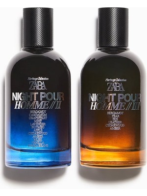 ZARA NIGHT POUR HOMME II + ZARA NIGHT POUR HOMME III EDP 100 ML