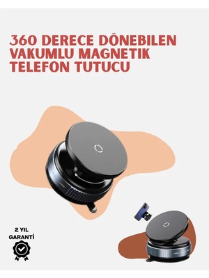 Fiberliz Evrensel Uyumlu Manyetik Araç Telefon Standı – Dayanıklı Alüminyum Gövde