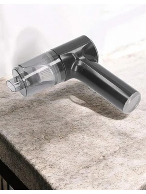 Fiberliz Üflemeli Güçlü Vakumlu Ev Ofis Araç Süpürgesi El Süpürgesi Şarjlı