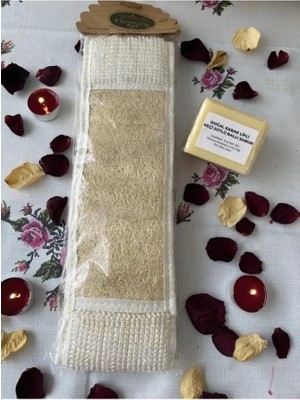 Akinco Uzun Sırt Kabak Lifi Keçi Sütlü Doğal Sabun Lifli