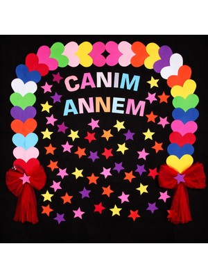 Promisebackdrop2 Anneler Günü Kutlu Olsun,canım Annem Okul Etkinlik Kumaş Fon 150X 200 cm