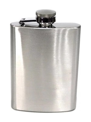 Akinco Paslanmaz Çelik 5 Oz Tekli Matara ALK44