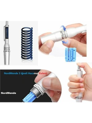 Akinco Hacamat Kalemi 3 Iğneli 100 Adet Iğne Hedi̇ye