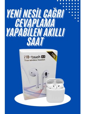 Akinco Yeni Nesil Çift Mikrofonlu Dokunmatik Kablosuz Bluetooth Kulaklık