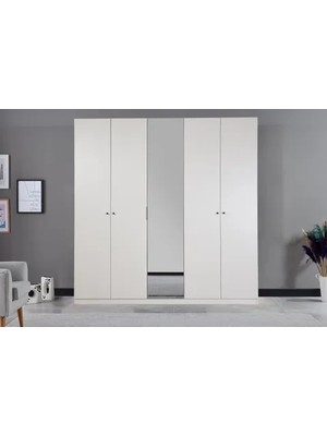 Vivense Solina Gardırop, 5 Kapaklı