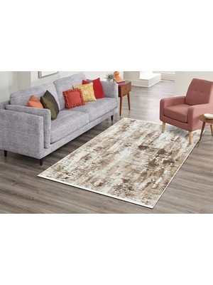 Vivense Life Makine Halısı 6030, Saçaklı, Bej, 120X180