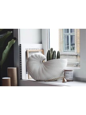 Vivense Iskandinav Salyangoz Vazo, Beyaz