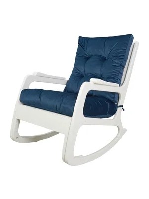 Vivense Kontes Sallanan Sandalye, Lacivert, Beyaz Ayak