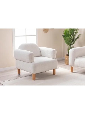 Vivense Soli Bohem Teddy Berjer, Beyaz