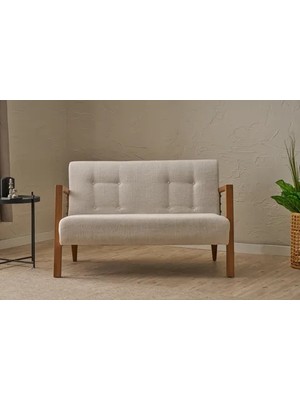 Vivense Kemer Ikili Koltuk, Krem