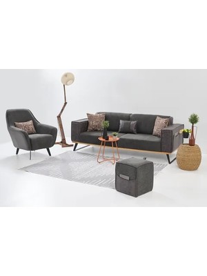 Vivense Loft Koltuk Takımı, Antrasit
