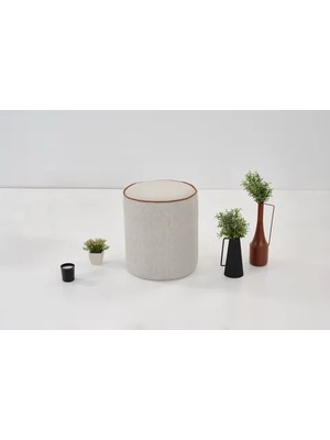 Vivense Step Mini Puf, Krem