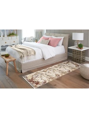 Vivense Ethnıc Dokuma Makıne Halısı, Bordo, 80X305, 1923BD