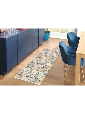 Vivense Ethnıc Dokuma Makıne Halısı, Krem, 80X305, 1920KR