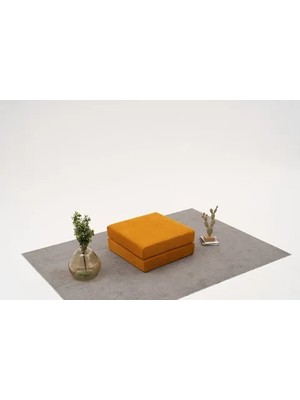 Vivense Comfort Serisi Yataklı Puf Modül, Turuncu