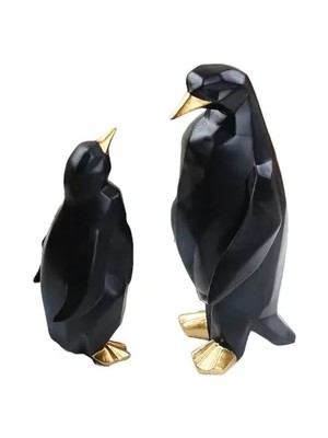 Vivense Kübik Penguen Anne Yavru, Siyah
