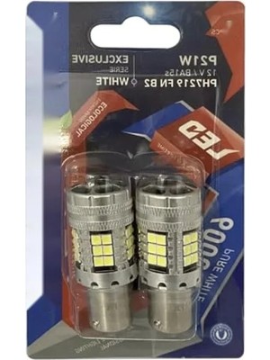 Esranın Dünyası 12 Volt P21W Beyaz Tek Duy LED Ampul Seti - 2 Adet