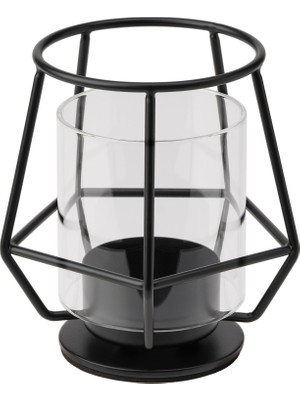 IKEA Parlband Siyah Tealight Mumluk
