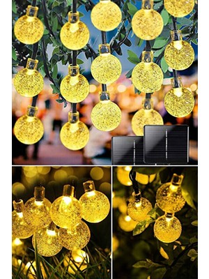 Akbu Solar LED Işık , Güneş Enerjili, Dekoratif Bahçe/balkon Aydınlatma