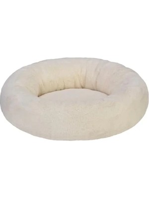 Esranın Dünyası Ekru Renkli Yüksek Kaliteli Kedi ve Köpek Yatağı S 50CM