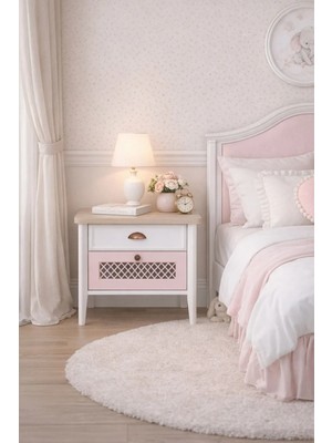 Alpino Beverly Komodin (Beyaz)