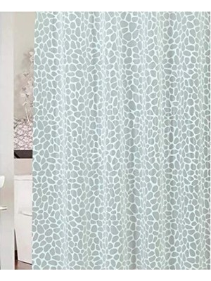 Esranın Dünyası Şık Stone Desenli Banyo Perdesi