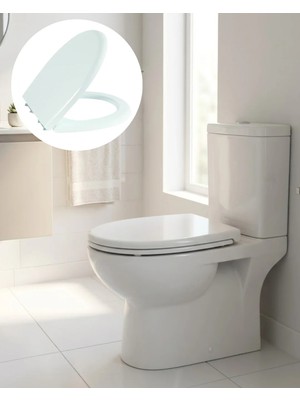 Zero Land Nrzsnt Standart Klozet Kapağı Universal Uyumlu Kolay Temizlik Kaydırmaz Taban Tasarım