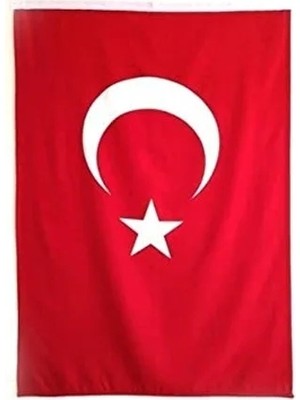 Esranın Dünyası Alpaka Kumaş Türk Bayrağı, 70X105 cm Boyutlarında