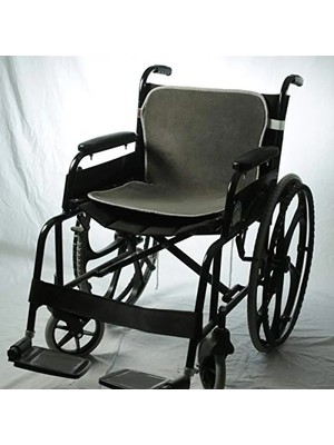 Esranın Dünyası 3 Boyutlu Kumaş Teknolojisi ile Üretilmiş Terletmeyen Tekerlekli Sandalye Pedi, Gri, 73X40 cm