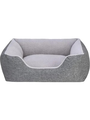Esranın Dünyası Gri-Gri 65X80CM Köpek Yatağı - Şık ve Rahat