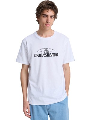 Belirtilmemiş Quiksilver Ev Vista Erkek Beyaz Tişört