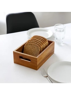 Esranın Dünyası Ahşap Ekmeklik, Doğal Akasya Ağacından Üretilmiş