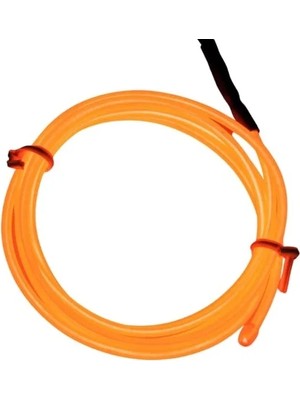 Esranın Dünyası Araç Içi Dekoratif LED Şerit Aydınlatma (Buz Mavi - Kırmızı - Turuncu)