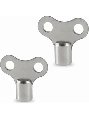 Esranın Dünyası 2 Adet Radyatör Purjör Anahtarı, Kalorifer Havası Alma ve Bakım Seti