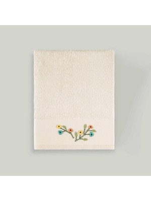 Linens Noa Bambu 50X85 cm Yüz Havlusu Bej (450 G/m²)