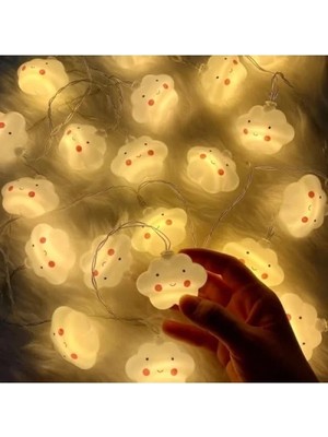 Esranın Dünyası 10’lu Bulut Şeklinde LED Işık Zinciri – 2 Metre