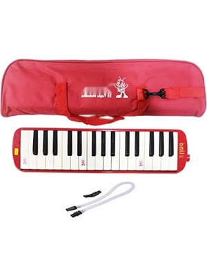 Esranın Dünyası Kırmızı Melodika - 32 Tuşlu Taşıma Çantası ile