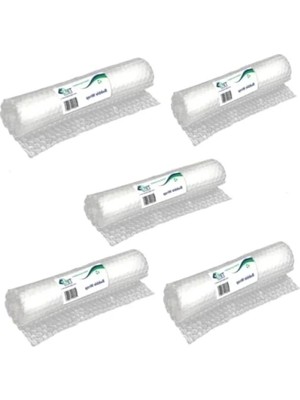 Esranın Dünyası Balonlu Naylon Sargı, 5 Adet, 48 cm Genişlik ve 5 Metre Uzunluk