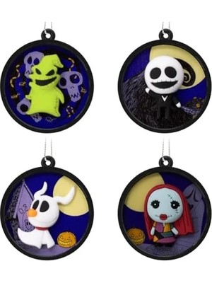 Esranın Dünyası Mini Kırılmaz Noel Süsleri Seti - 4'lü