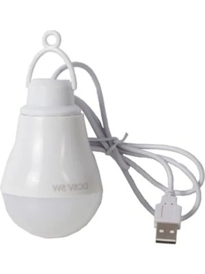Esranın Dünyası 5 Watt Beyaz LED Ampul, %90 Enerji Tasarrufu