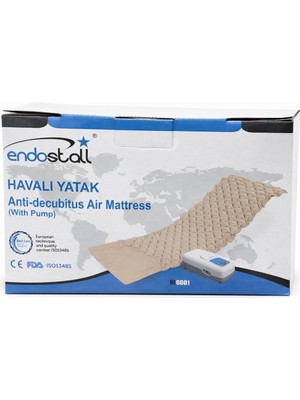 Endostall HF6001 Pompalı Baklava Tipi Havalı Yatak Bası Önleyici Hava Şiltesi Ayarlanabilir Basınçlı CE Belgeli