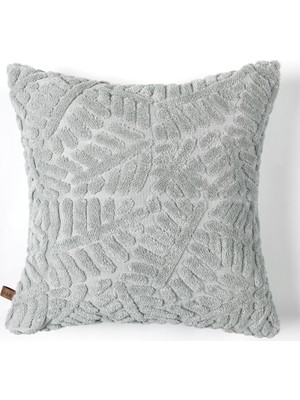 Hamur Bohem Özel Tasarım Punch Panç Desen Kare Dekoratif Kırlent Kılıfı Forest Gri Yumuşak Malzeme ile Modern Estetik