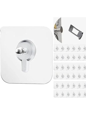 Esranın Dünyası Çok Amaçlı Yapışkanlı Kanca Seti, 10 Adet, Vidalı