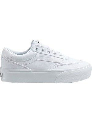 Belirtilmemiş Vans Brooklyn Ls Platform Kadın Beyaz Günlük Ayakkabı