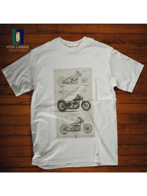 Von Labas Chopper Motors Unısex Tshırt