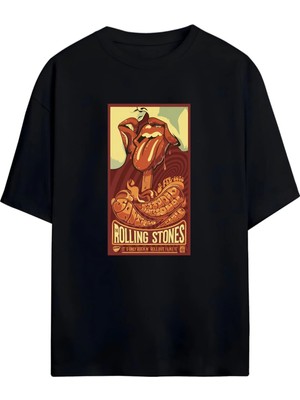 Von Labas ''the Rolling Stones Tişörtüyle Rock'n Roll Ruhunu Yaşa!'' The Rollıng Stones Unısex Pamuklu T-Shırt