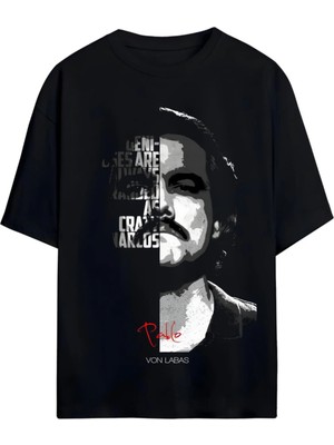 Von Labas Pablo Unısex Oversıze Pamuklu Penye Tshırt