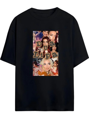 Von Labas Dua Lipa Hayranlarına Özel Unısex Pamuklu Tişört