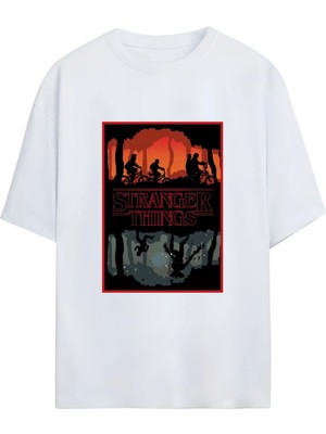 Von Labas Stranger Thıngs Unısex Pamuklu Tshırt